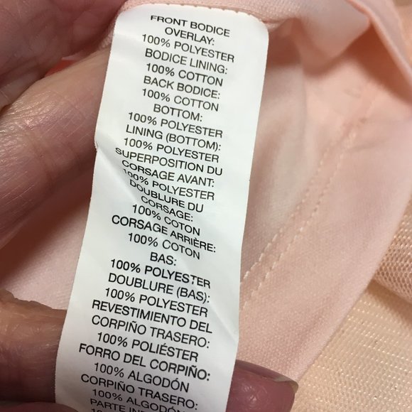 The Children's Place Sleeveless Peach Sparkly Dress - Size 18/24 Mos - Picture 6 of 6